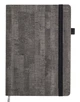 Записная книга блокнот Buromax WOOD A5 96 л клетка иск.кожа серый (BM.295114-09) - изображение 3