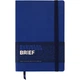 Записна книга блокнот Buromax BRIEF A5 96 л лінія позов.шкіра синій (BM.295204-02) - зображення 3