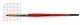 Кисть синтетика Kolos Carrot 1097R круглая №8 кор. ручка (4823064901658) - изображение 2