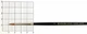 Кисть колонок Rosa Classic 3007R Kolos круглая №3 кор. ручка (4823064900606) - зображення 2