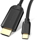 Adapter-kabel Vention Type-C - HDMI 2 m Black (64619779/CGUBH) - obraz 1