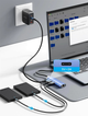 Hub USB Vention USB3.0 USB 3.0x3/RJ45/USB-C Hub Blue Aluminum Alloy (TGFSB) - obraz 7