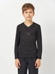 Детский лонгслив Puma teamGOAL 65904103 122-128 см Puma Black-Flat Dark Gray (4099685772124) - изображение 1