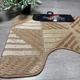 Коврик под унитаз ТМ Banyolin Classik 50х60см CLC202224 151-Brown_U - изображение 2