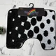 Килимок під унітаз ТМ Banyolin Classik 50х60см CLC202102 171-Black_U - зображення 1