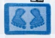 Килимок для ванни Banyolin Ноги 40х60см_голубий - зображення 1