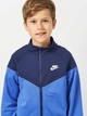 Детский спортивный костюм (толстовка + штаны) для мальчика Nike K Nsw Df Tracksuit Pk Fz HQ9315-411 M 137-147 см Comet Blue/Midnight Navy/White (198482034078) - изображение 5