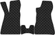 Коврики из экокожи EVAtech ECO в салон авто передні для Smart Roadster 2003-2006 1 поколение Cabrio EU чёрный кант (SR22139A3BBB) - изображение 1