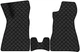 Коврики из экокожи EVAtech ECO в салон авто передні для Smart Roadster 2003-2006 1 поколение Cabrio EU чёрный кант (SR22139AD3BBB) - изображение 1