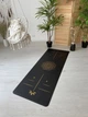 Коврик для йоги и фитнеса каучуковый Lita Asana Black PU/coconut/rubber Yoga mat черный 183х68х0,5 см - изображение 4