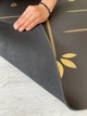 Коврик для йоги и фитнеса каучуковый Lita Asana Black PU/coconut/rubber Yoga mat черный 183х68х0,5 см - изображение 10