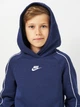 Детский теплый спортивный костюм (худи + штаны) для мальчика Nike K Nsw Club Flc Hdy Tracksuit HQ9318-410 XS 122-128 см Midnight Navy/Midnight Navy/White/White (198482275877) - изображение 5