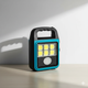 Ліхтар прожектор USB із сонячною панеллю та повербанком Solar LED light HS-8020 60 Вт водозахисту IP65 - зображення 3