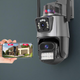 Видеокамера уличная WiFi IP Dual Lens с микрофоном и динамиком 6MP - изображение 2