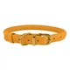 Ошейник для Собак Круглый Кожаный BronzeDog Premium Crazy Голд M 9 мм 30-40 см (002380) - изображение 2