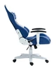 Комп'ютерне крісло для геймера Cobra Rebel CR204 Blue-White - изображение 7