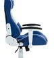 Комп'ютерне крісло для геймера Cobra Rebel CR204 Blue-White - изображение 10