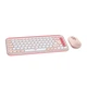 Комплект Logitech POP Icon Combo tooth UA Rose (m510462) - изображение 1