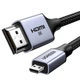 Кабель мультимедийный HDMI M to HDMI micro M 2.0m V2.1 8K60Hz HD164 U (m498292) - изображение 1