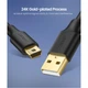 Дата кабель USB 2.0 AM to Mini 5P 2.0m US132 U (m496543) - изображение 3