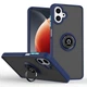 Чехол Fiji Colorframe для Samsung Galaxy A07s (A077) матовый бампер с кольцом подставкой Dark Blue - изображение 1