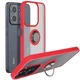 Чехол Fiji Colorframe для Xiaomi Redmi 15C матовый бампер с кольцом подставкой Red - изображение 1