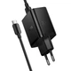 Зарядное устройство с быстрой зарядкой 65W и кабелем Type-C to Type-C HOCO N75 2Type-C + 1USB Черное - изображение 5