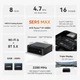 Неттоп Beelink SER5 MAX, Black, Ryzen 7 6800H (8x3.2-4.7 GHz), 32Gb LPDDR5, 500Gb SSD NVMe, Radeon 680M, WiFi 6, Bluetooth 5.2, 2.5GLan, 3xUSB 3.2, Type-C, HDMI/DP, Windows 11 Pro, кріплення VESA у комплекті (BLSER5M6800H32500BK) - изображение 4