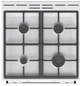 Плита комбінована Gorenje GK6A40WFFM (чавунні решітки, гриль, конвекція) - изображение 6