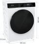 Прально-сушильна машина Gorenje WD 2PA854 ADW/UA 8/5 кг фронтальна інверторна - зображення 7
