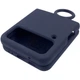 Чехол панель Premium Silicone Case для Samsung Galaxy Z Flip 4 (SM-F721B) Темно-синий / Midnight blue - изображение 4
