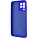 Протиударний Чохол TPU GETMAN Liquid Silk Full Camera для Samsung Galaxy M33 5G Синій / Iris - зображення 2