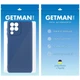 Протиударний Чохол TPU GETMAN Liquid Silk Full Camera для Samsung Galaxy M33 5G Синій / Navy Blue - зображення 1