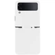 Чехол панель Premium Silicone Case для Samsung Galaxy Z Flip 4 (SM-F721B) Белый / White - изображение 2