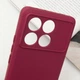 Чохол TPU GETMAN Liquid Silk Full Camera для Xiaomi Poco X6 Pro Бордовий / Marsala - зображення 5