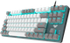 Клавіатура Aula F3287 Blue Switch RGB Grey/White (6948391240954) - изображение 1