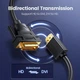 Кабель Ugreen HD106 HDMI to DVI Cable 2m Black (10135) - изображение 3