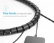 Кабельный органайзер UGREEN LP121 Protection Tube DIA 25mm 5m Black (30820) - изображение 3