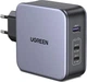 Мережевий зарядний пристрій UGREEN CD289 GaN Nexode 140W 1*USB-A+2*USB-C EU + кабель USB C to C (2m) - зображення 1