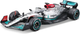 Metalowy model samochodu Bburago F1 Mercedes W13 Performance Lewis Hamilton 1:43 BB-18-38065-44 (4893993380657) - obraz 3