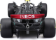 Металева модель автомобіля Bburago F1 Petronas Team Mercedes-AMG W14 E Lewis Hamilton 1:24 Чорний 18-28028-HAM (4893993280285) - зображення 5