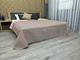 Покрывало двустороннее Decorator Microfiber листья 210х215 см какао с розовым (85-198) - изображение 3