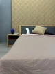 Покрывало двустороннее Decorator Microfiber листья 210х215 см какао с розовым (85-198) - изображение 4