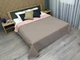 Покрывало двустороннее Decorator Microfiber листья 210х215 см какао с розовым (85-198) - изображение 5