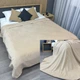 Плед-покривало Decorator WellSoft 200х220 см однотонний Бежевий (87-270) - зображення 1