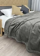 Плед-покрывало Decorator WellSoft 200х220 см однотонный Серый (87-262) - изображение 7