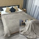 Плед-покрывало Decorator WellSoft 150х210 см однотонный Светло-серый (87-271) - изображение 1