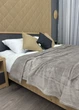 Плед-покрывало Decorator WellSoft 150х210 см однотонный Светло-серый (87-271) - изображение 7