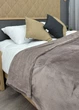 Плед-покрывало Decorator WellSoft 150х210 см однотонный Лилово-серый (87-265) - изображение 7