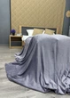 Плед-покрывало Decorator WellSoft 180х210 см однотонный Сиренево-серый (87-263) - изображение 6